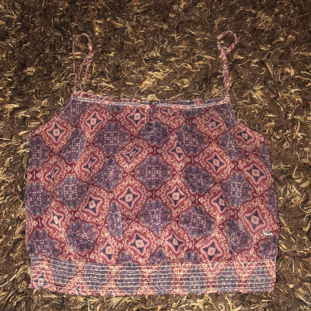 american eagle cute tribal tank top
